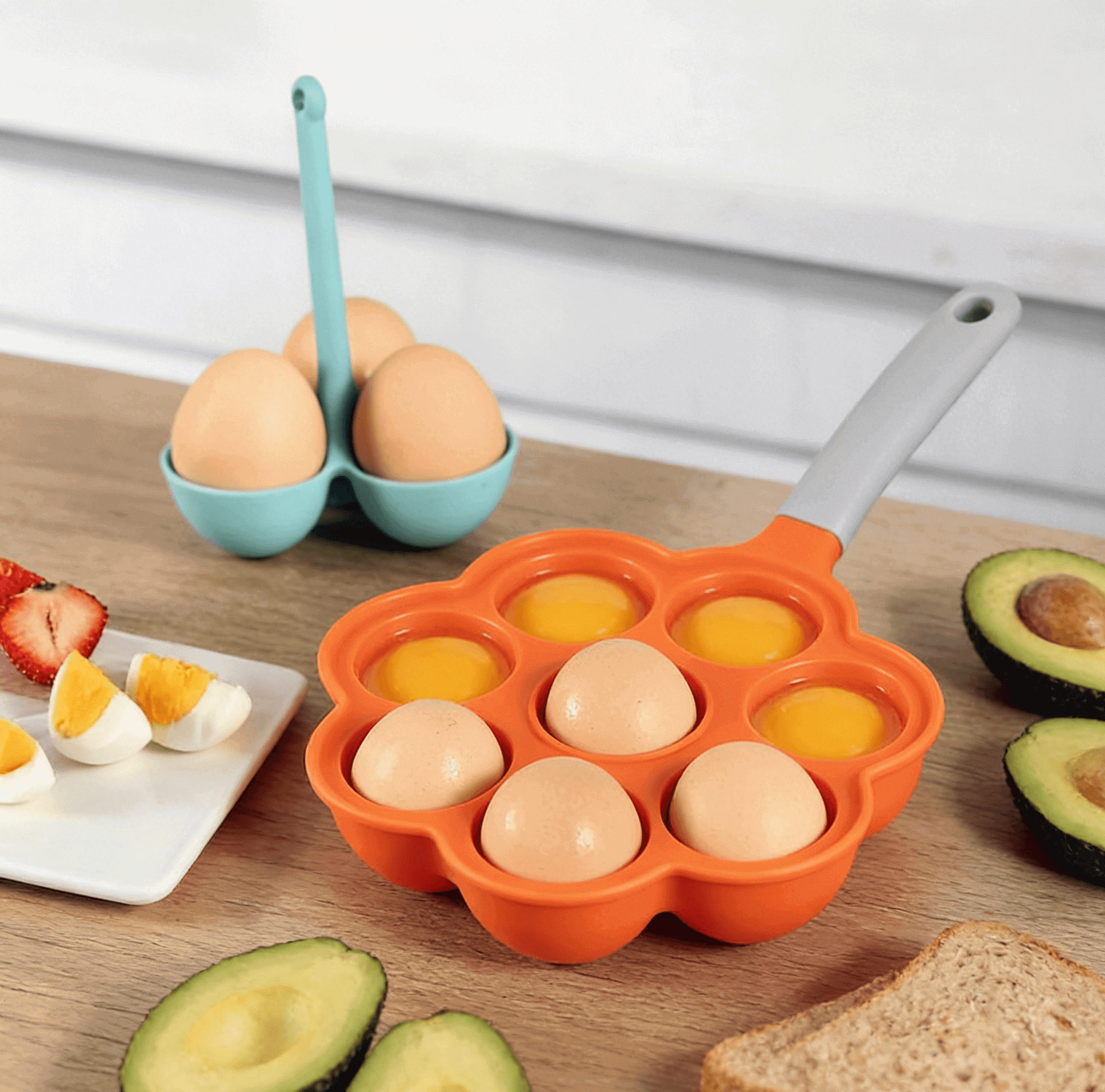 Silicone egg cooker