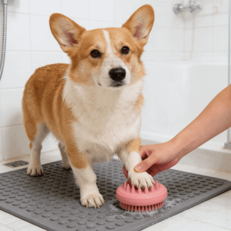 dog bath brush