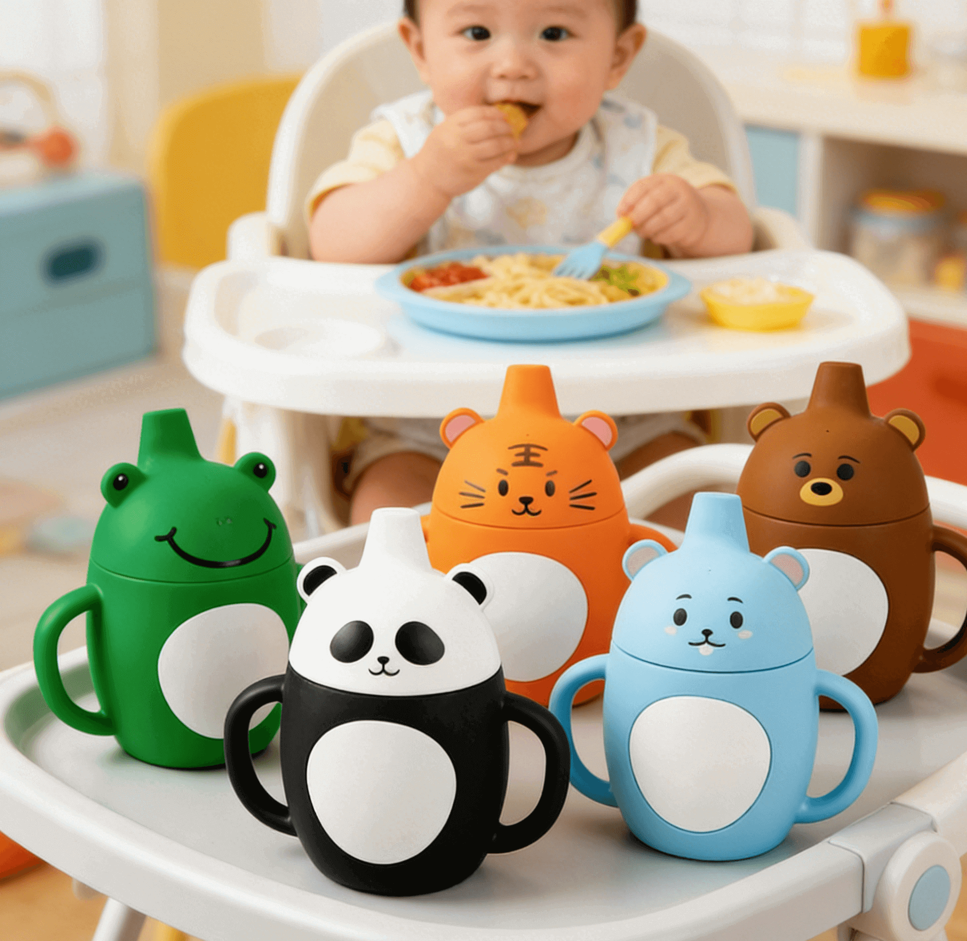 silicone baby bottle