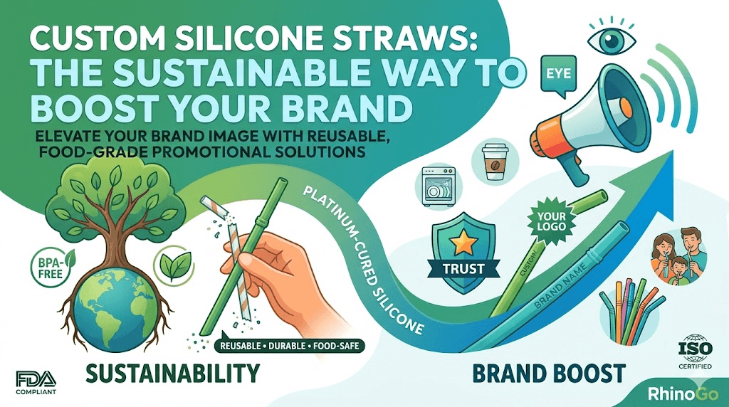 Custom Silicone Straws: The Sustainable Way to Boost Your Brand