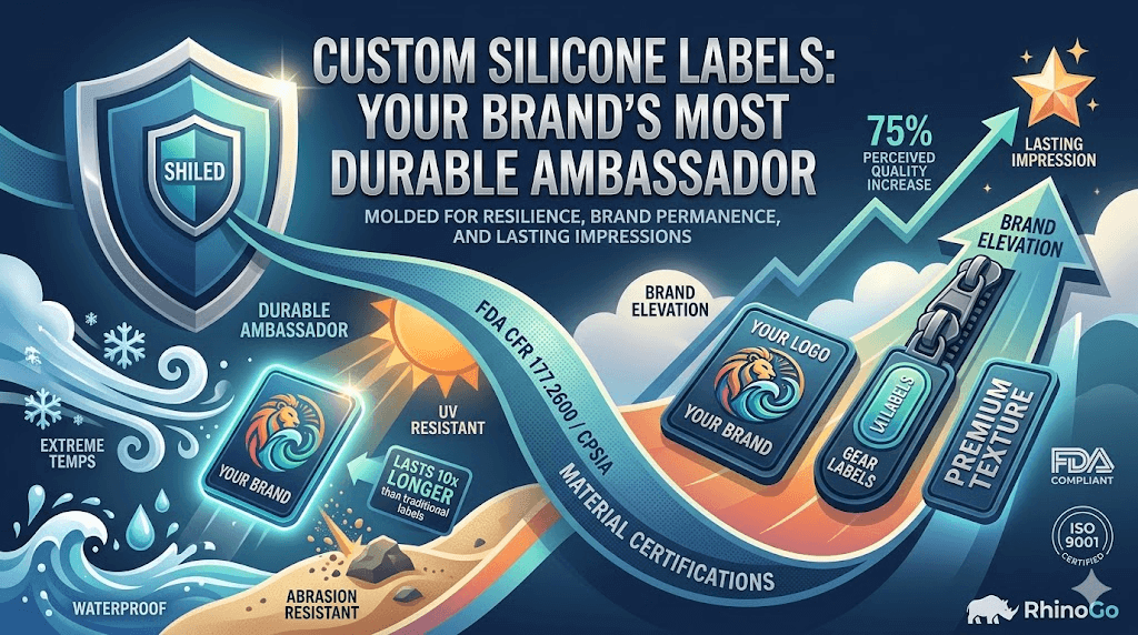 Why Custom Silicone Labels Are Your Brand’s Most Durable Ambassador