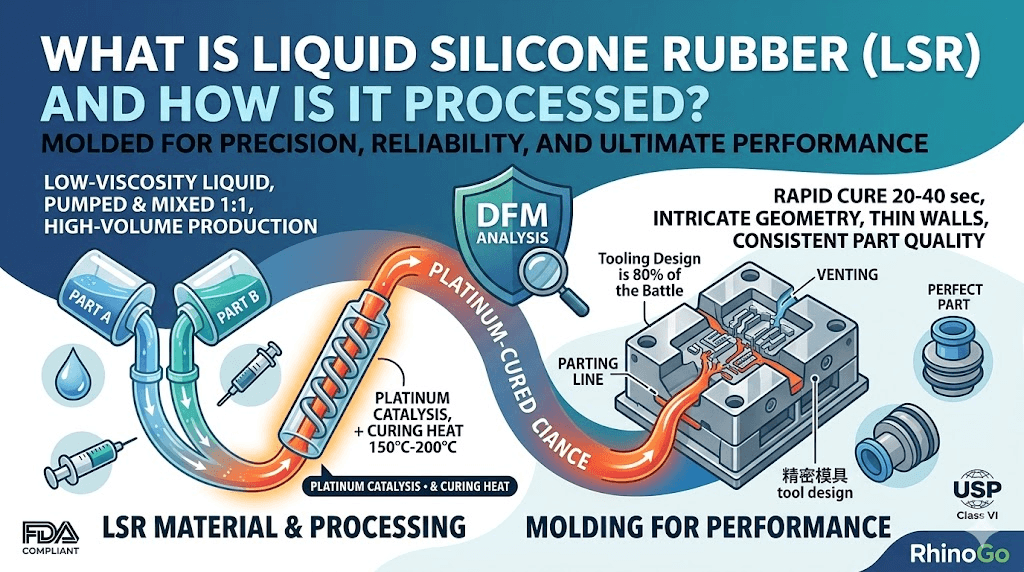 What is Liquid Silicone Rubber (LSR) and How Is It Processed?