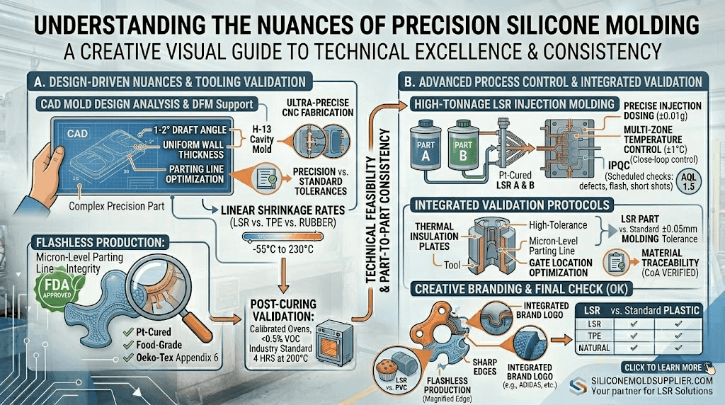 Understanding the Nuances of Precision Silicone Molding