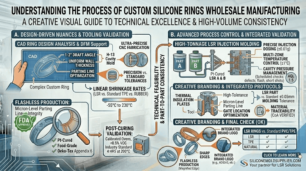 Understanding the Process of Custom Silicone Rings Wholesale Manufacturing